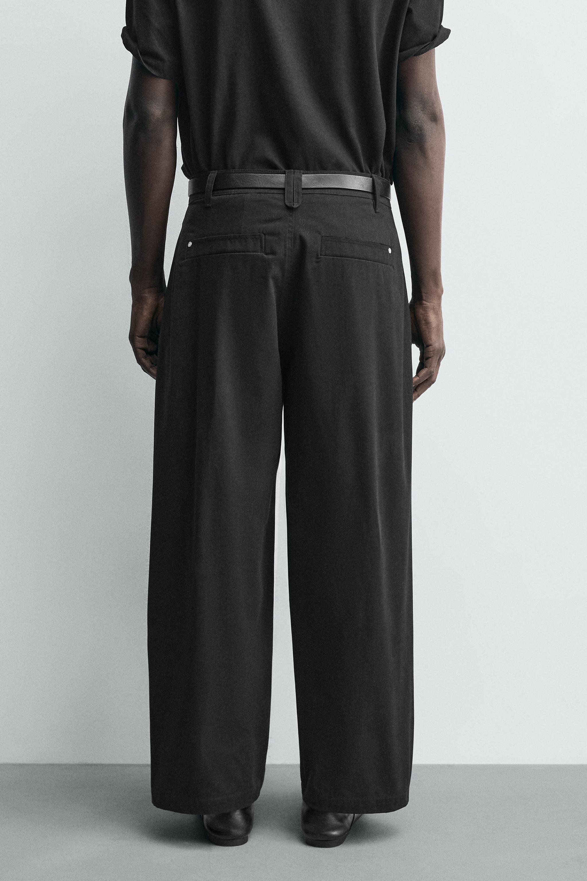 WIDE FIT CHINO PANTS
